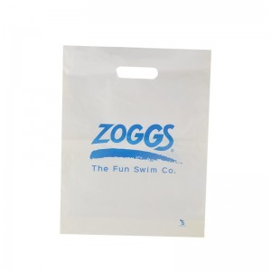 Χειρολαβή συσκευασίας αγορών hdpe λευκές πλαστικές τσάντες