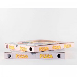 κυματοειδές χαρτοκιβώτιο κουτί συσκευασίας πίτσας