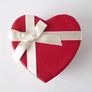 δύο τεμάχια άκαμπτο κιβώτιο καρδιά κουτί εξάγωνο κουτί και στρογγυλό σωλήνα χαρτιού